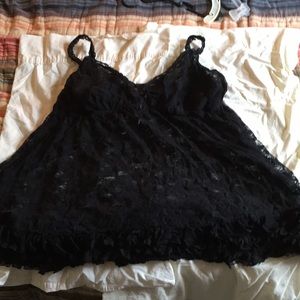 Sexy lace nighty camisole
